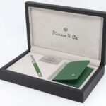 PICASSO AND CO BALL PEN GREEN WITH PICASSO AND CO GREEN WALLET