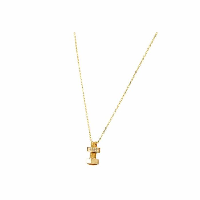 ⁦PICASSO AND CO JEWELRY NECKLACE 18K-750 YELLOW GOLD⁩ - الصورة ⁦3⁩