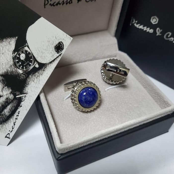 ⁦PICASSO AND CO CUFFLINK ROUND PCRDLAPSS⁩ - الصورة ⁦2⁩