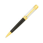 PICASSO AND CO Black/Rhodium-Gold Ballpoint Pen P966STBB