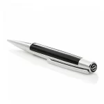 S.T. Dupont Defi Black Ballpoint Pen with Premium Black Lacquer and Stainless Steel Construction